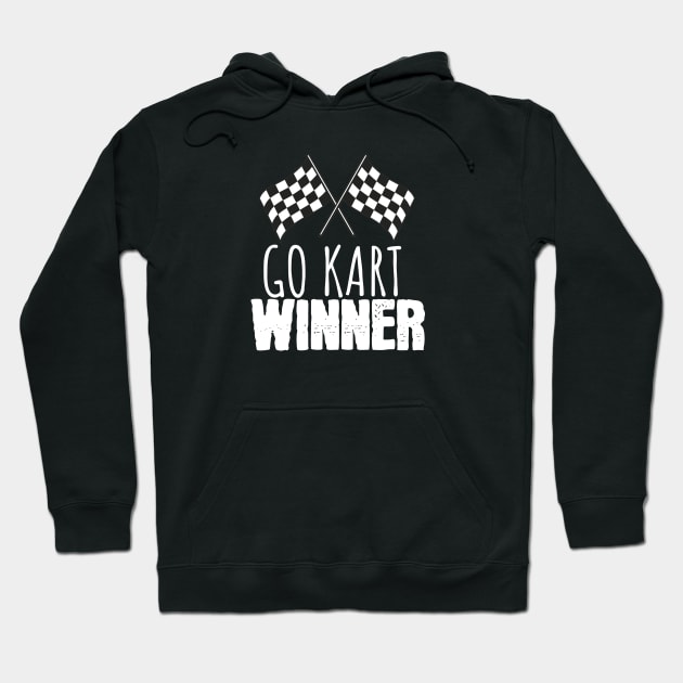 Go kart Winner Hoodie by maxcode